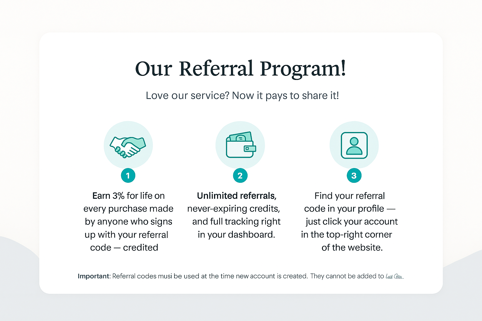 Referral Program